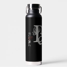 ZOOMER Wasserflasche Trend Abstrakt Schwarzes Pulv Trinkflasche