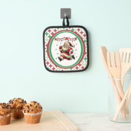 Zoomie Santa Christmas Topflappen