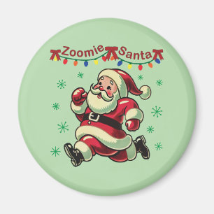 Zoomie Santa Weihnachten Magnet