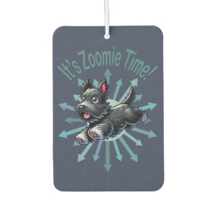 Zoomie Time Scottish Terrier Autolufterfrischer