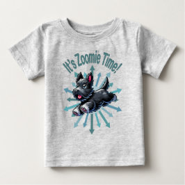 Zoomie Time Scottish Terrier Baby T-shirt