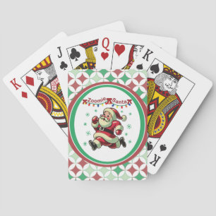 Zoomie Weihnachtsmann Weihnachten Spielkarten