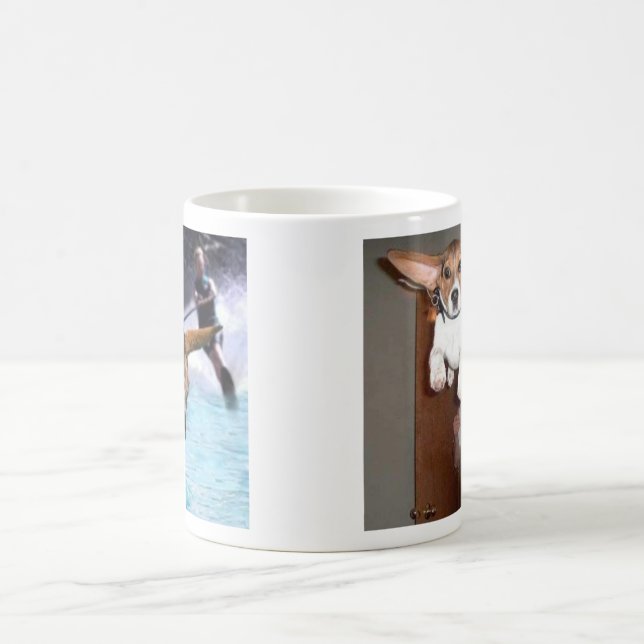 Zoomin verfolgt Kaffeetasse (Mittel)