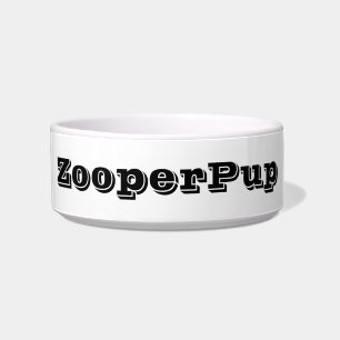 ZOOPERPUP DOG BOWL NAPF