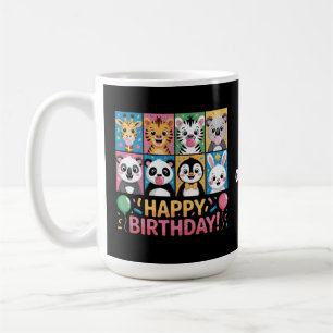 Zoos Tiere Wildnis Geburtstagsparty Zoo Tag Funny Kaffeetasse