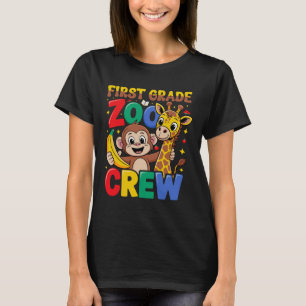 Zootiere der ersten Klasse machen Spaß im wilden K T-Shirt