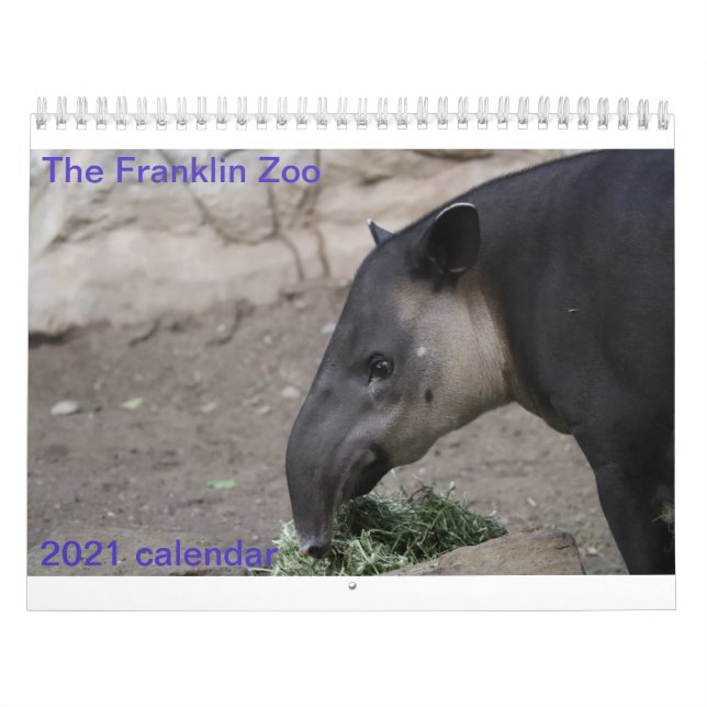 Zootiere Kalender (Titelbild)