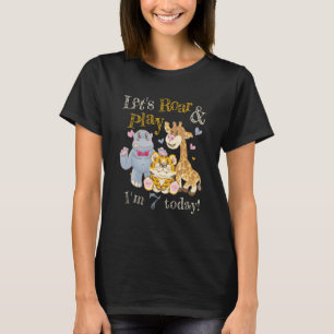 Zootiere Zookeeper Outfit 7. Geburtstagsparty Sa T-Shirt