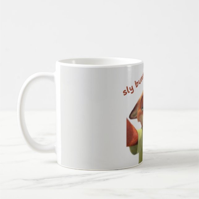 Zootopia Inspirierte "Schlaue Bunny, Dummer Fuchs" Kaffeetasse (Links)