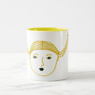 Zöpfe Zweifarbige Tasse