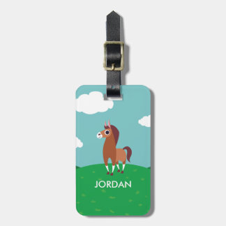 Zora das Pferd Gepäckanhänger