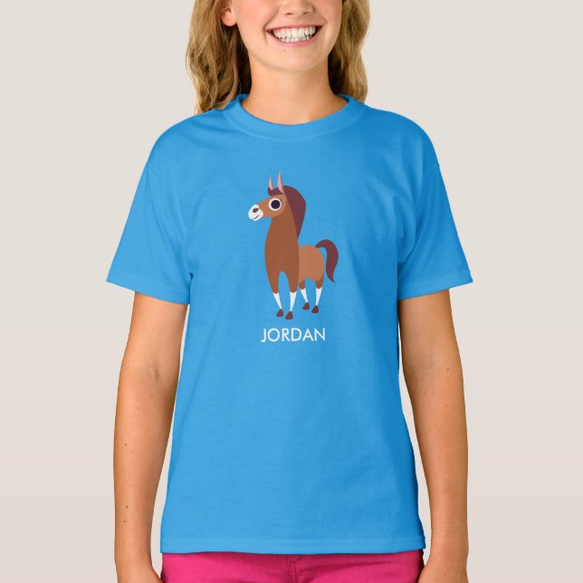Zora das Pferd T-Shirt (Vorderseite)
