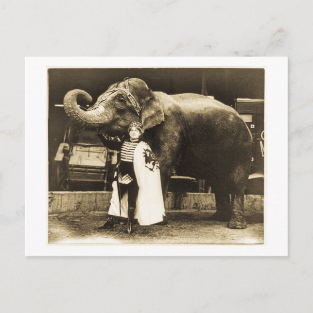 Zora und Trilby 1916 Postkarte (Vorderseite)