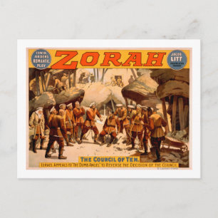 Zorah Russian Miners Theaterposter Postkarte