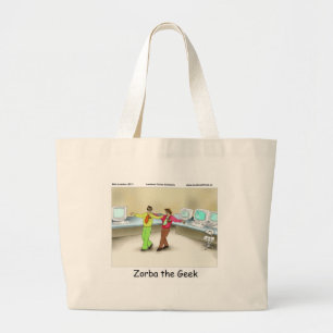 Zorba The Geek Funny gibt T-Shirts Tasse & Karten Jumbo Stoffbeutel