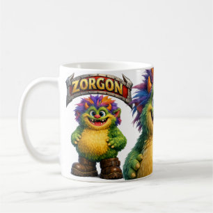 Zorgon Lustiges Monster Kaffeetasse