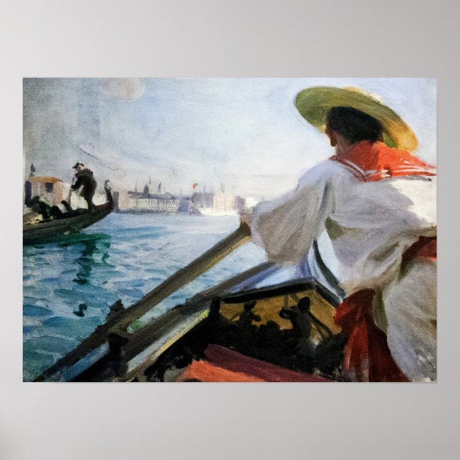 Zorn - Auf dem Schiff von Anders Zorn Poster (Vorne)