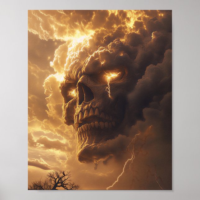 Zorn des Sturmschädels Poster (Vorne)