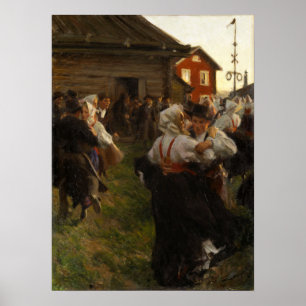 Zorn - Mittsommer-Tanz Poster