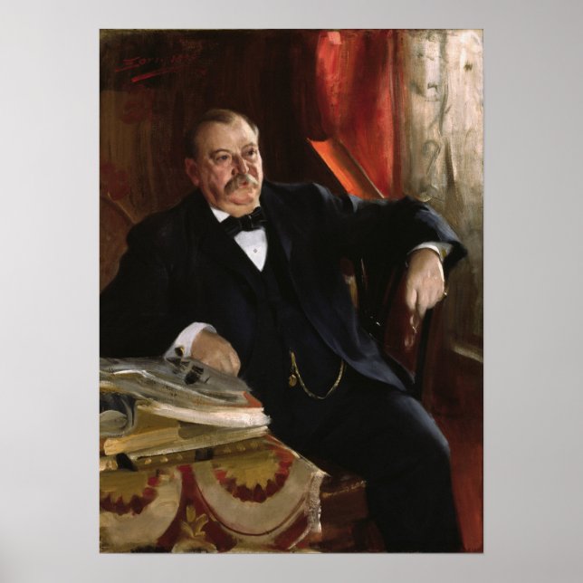 Zorn - Portrait von Anders Zorn Poster (Vorne)