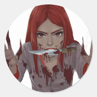 Zorn Runder Aufkleber