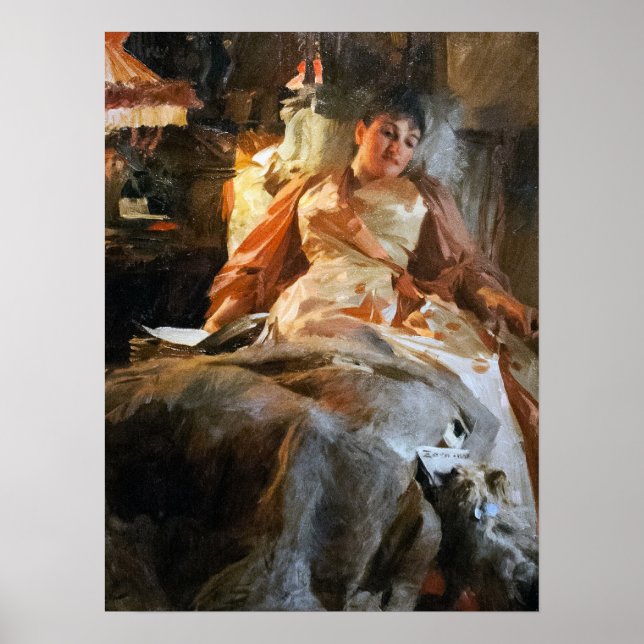 Zorn - Study Lighting (Madame Rikoff) Poster (Vorne)