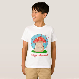 zorniger amüsanter Cartoon T-Shirt