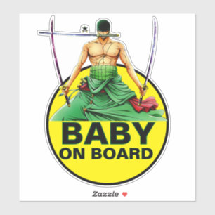 Zoro Baby an Bord Aufkleber