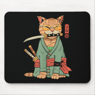 Zoro Cat Warrior Mousepad