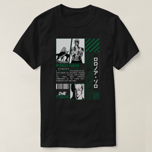 ZORO - EIN STÜCK - URBAN Coll. V0,1 T-Shirt (Design vorne)