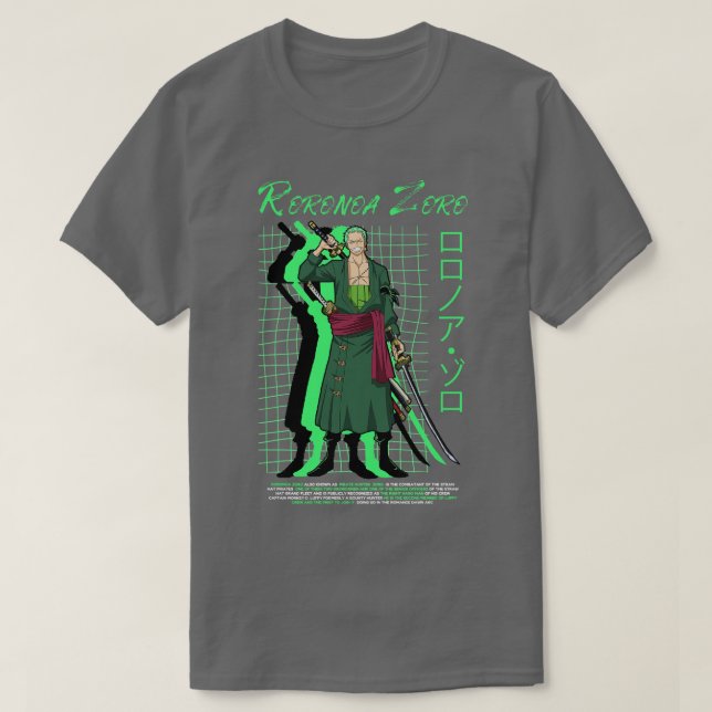 Zoro im Streetwear Style T-Shirt (Design vorne)