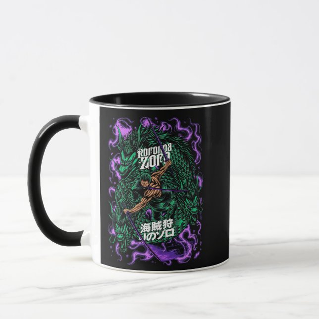 Zoro Roronoa One Piece Tasse (Links)