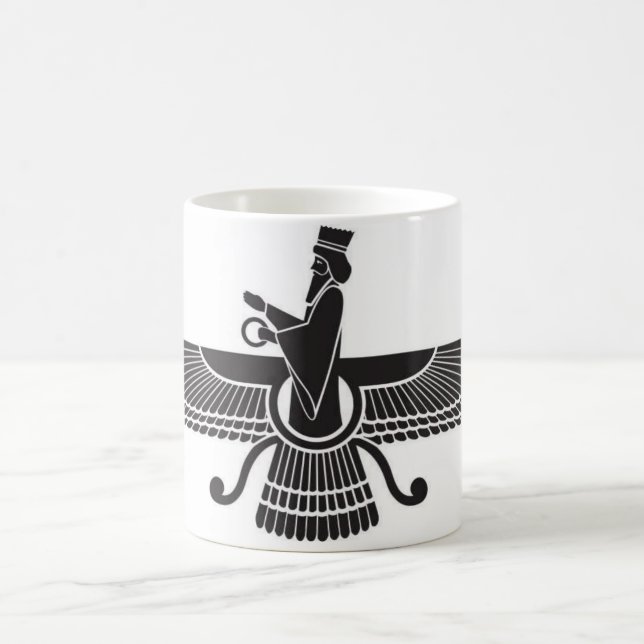 Zoroastrian-persische Tasse der Iran (Mittel)