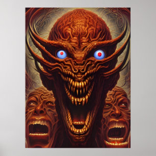 Zoroastrische Dämonen Poster