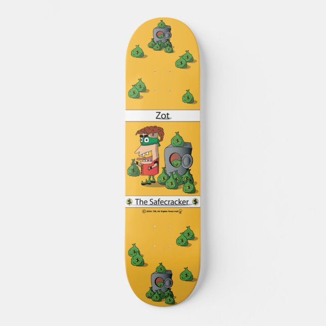 Zot - The Safecracker (V1) - Skateboard (Vorderseite)