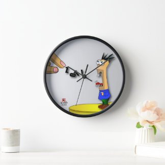 Zot Wall Clock Number 3 - Meldung Uhr