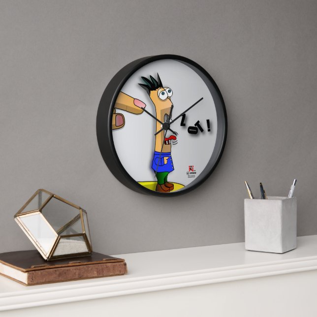 Zot Wall Clock Number 4 - Die gemeinsame Nutzung Uhr (Büro)