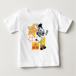 ZOU hallo aufgeregter kleiner Vorschulzebra Baby T-shirt