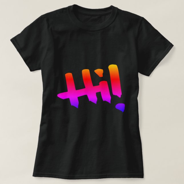 ZOYNK Hallo! T-Shirt (Design vorne)