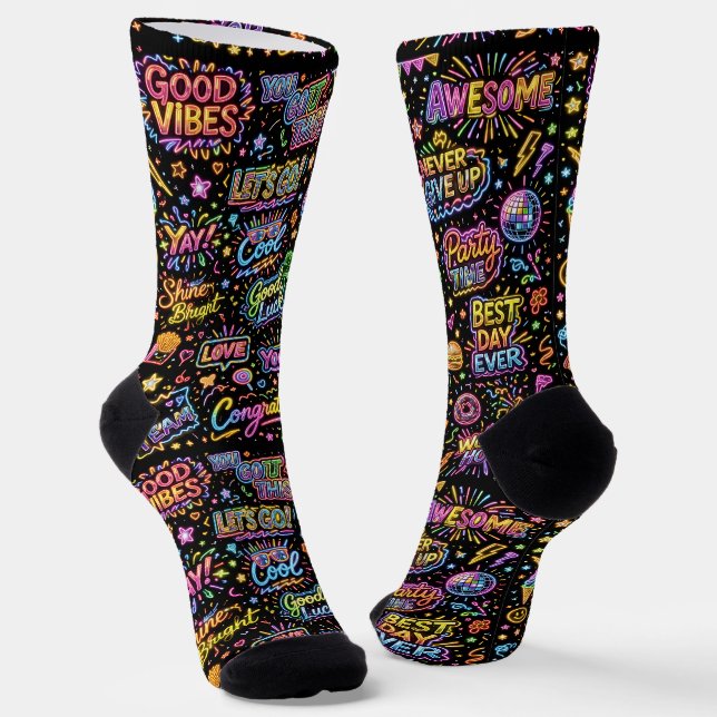Zoynk Neon Socken 0047479 (Gewinkelt)
