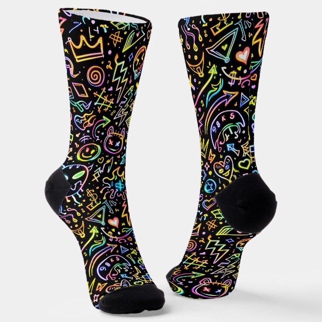 Zoynk Neon Socken 0047482 (Gewinkelt)