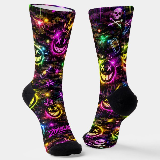 Zoynk Neon Socken 0047677 (Gewinkelt)
