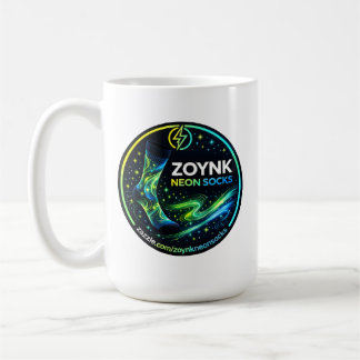 Zoynk Neon Socken Kaffeetasse