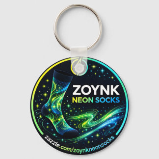 Zoynk Neon Socken Schlüsselanhänger