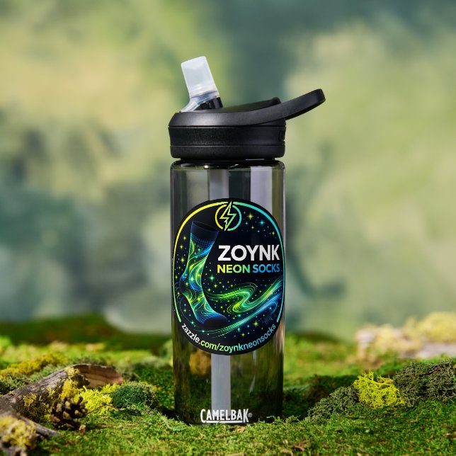 Zoynk Neon Socken Trinkflasche (Außenbereich (gedreht))