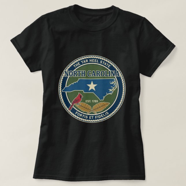 ZOYNK T-Shirt Graphics North Carolina 0045180 (Design vorne)