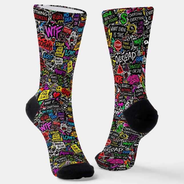 ZOYNKLAB Experiment 0047025 Socken (Gewinkelt)