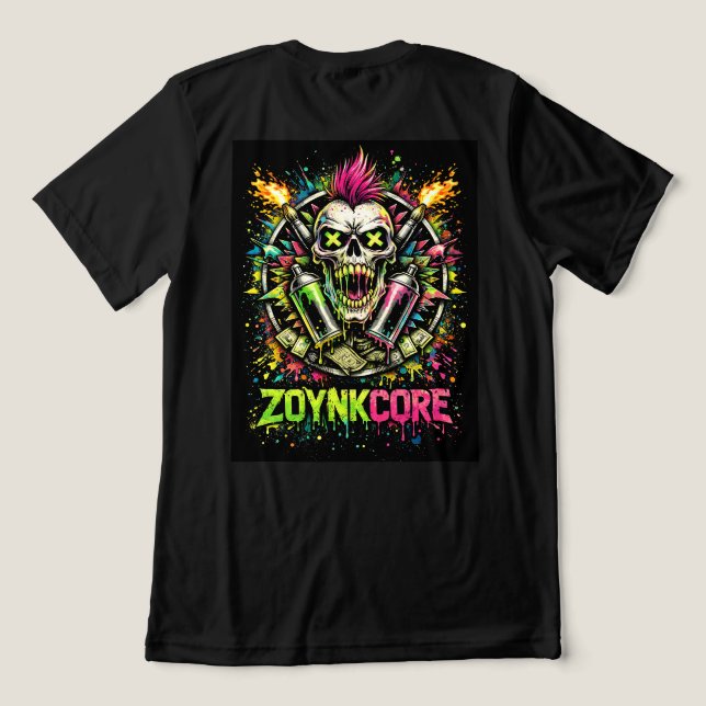 ZOYNKLAB Experiment 0047247 Zoynkcore Tri-Blend Shirt (Design Rückseite)