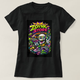 ZOYNKSTORE Lachender Totenkopf mit Sonnenbrille 00 T-Shirt
