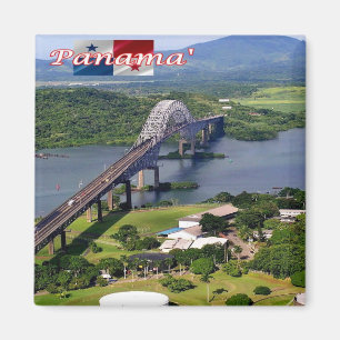 zPA005 PANAMA, Brücke Nord- und Südamerika, Kühlsc Magnet